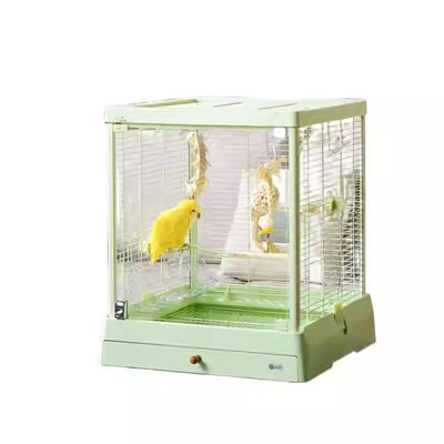 达洋B5001b4001鸟笼不锈钢景观笼玻璃门鹦鹉豪华别墅玄凤牡丹用