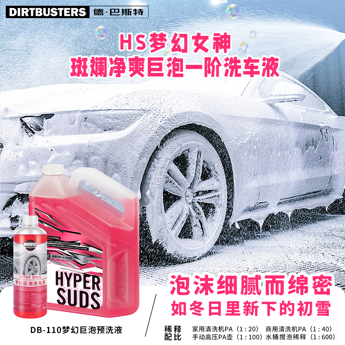 中性超浓缩高泡预洗液泥沙松散剂