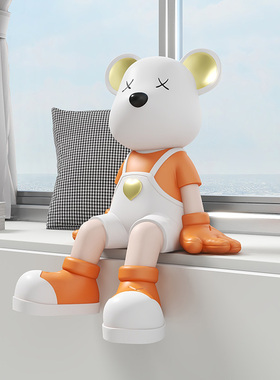 暴力熊坐姿摆件客厅橱窗大型落地装饰品店铺门口可爱公仔乔迁礼品