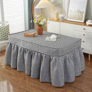 加厚长方形电炉罩冬季烤火罩电暖桌罩茶几烤火炉电暖炉烤火桌罩