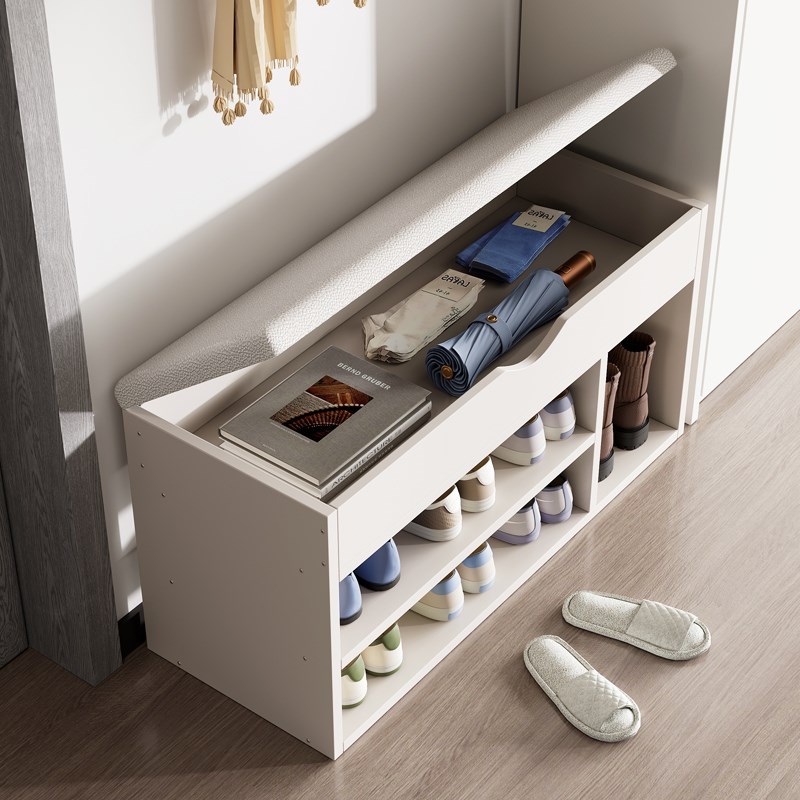 换鞋凳家用门口鞋架可坐入户鞋柜坐凳一体玄关储物凳子进门穿鞋凳