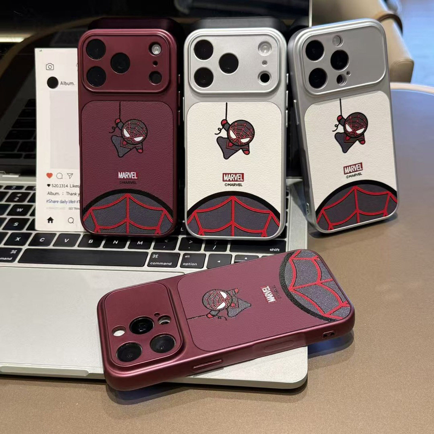 趣味Q版蜘蛛侠新款适用苹果17pro手机壳iPhone18max16小米15华为mate80pura90K100nova14荣耀600x200findx8s