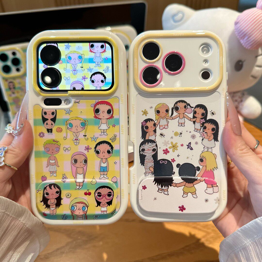 闺蜜牵手小玉支架新款适用苹果17Promax手机壳iPhone16pro13小米15华为mate80pura70k90note14荣耀500x300s50