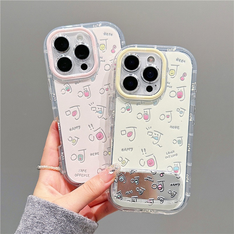 趣味表情呵呵呵新款适用苹果16pro手机壳iphone15max小米14华为mate70k50reno12note13荣耀vivox200nova11s17