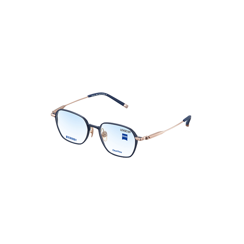ZEISS蔡司泽锐金属方框眼镜架