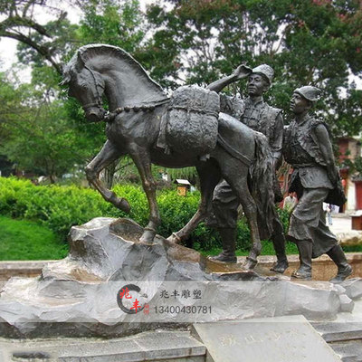 民俗人物摆件走西口搬家逃荒孩子妇女迁徙户外园林防铜玻璃纤维雕