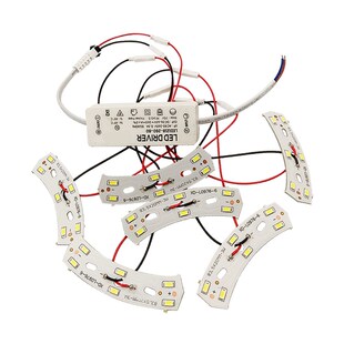 水晶灯led弧形灯板配件客厅灯欧式 吸顶灯3W灯片2B3C光源5730灯条