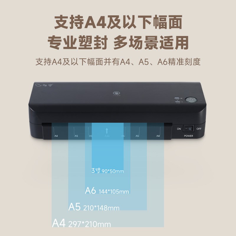 塑封机办公家用a4压膜机迷你照相片过塑机过胶机3寸5寸6寸7/8寸文