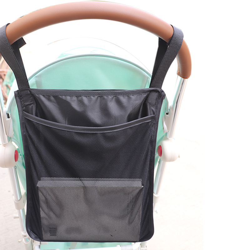 婴儿推车置物挂袋雨罩收纳袋网袋兜宝宝伞车挂包储物推车通用防水