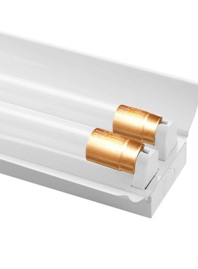 t8led灯管应急照明双管日光灯架荧光灯支架2x36W自动应急装置全套