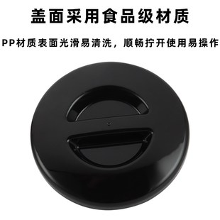 新款益禾堂白色茶桶盖奶茶店不锈钢奶茶保温桶盖子奶通用茶桶上盖