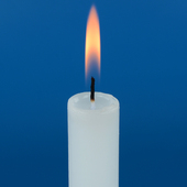 家用停电照明彩色长杆蜡烛室内无烟无味装 饰摆件底座台浪漫晚餐腊