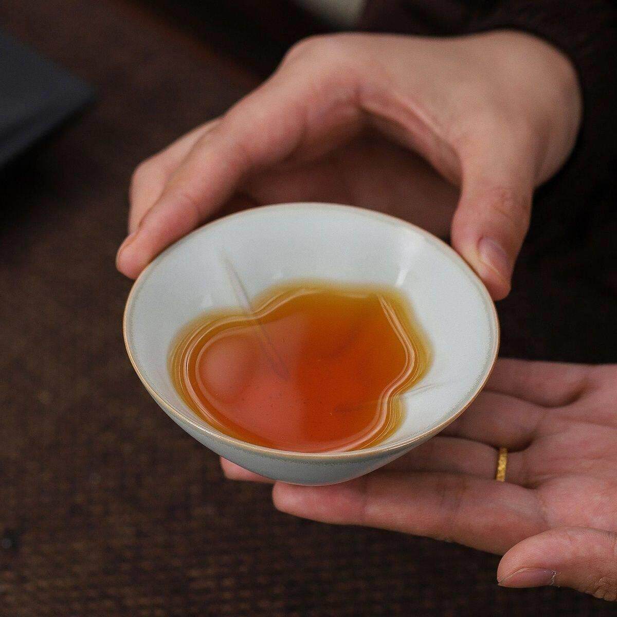 【福禄到家】汝窑葫芦乾坤杯福禄主人杯单杯品茶杯文化创意茶具ZY