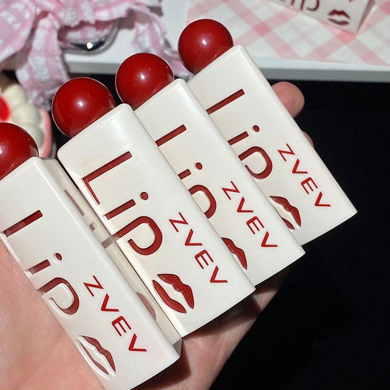 ZVEV柔蜜嫩色唇釉丝绸哑光学生女不易脱色不沾杯滋润保湿代发