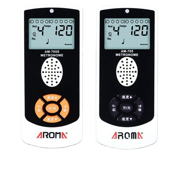 节拍器 AROMA-705吉他钢琴通用吉他架子鼓充电式人声节拍器