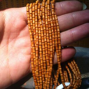 橄榄核竹节米珠老型算桶珠灯笼葫芦隔珠吊坠绳挂绳毛衣链配饰配件