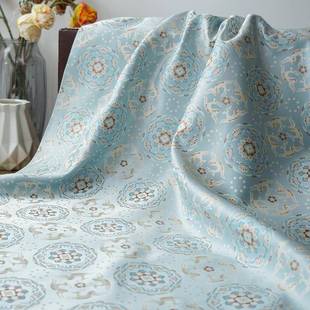 【宝花奔鹿】新中式汉服色织提花布装饰布国风童装盘扣衫提花面料