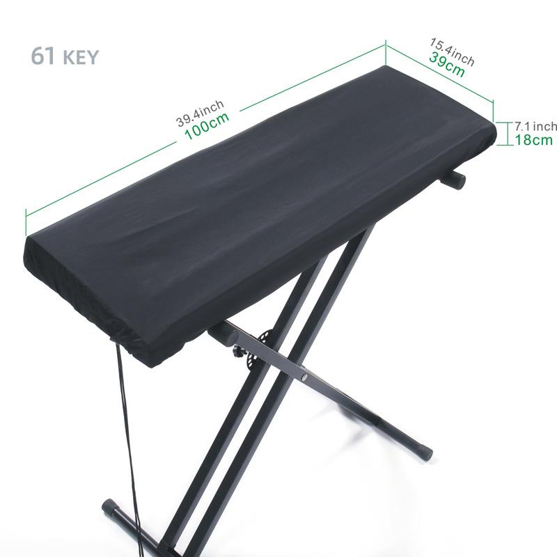 88键电钢琴防尘罩 61键电子琴防尘罩 儿童电子琴罩 黑色电钢琴罩