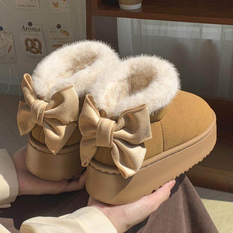 厚底棉拖鞋女款全包跟冬季外穿保暖时尚防滑加绒室内家居月子棉鞋