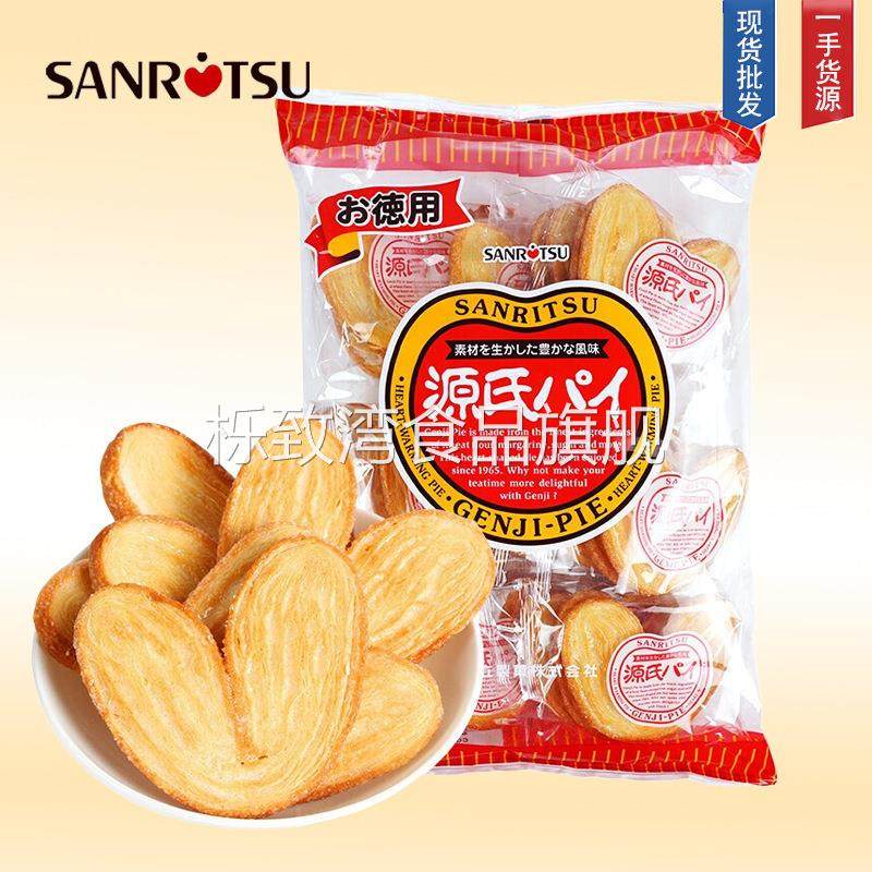 日本进口 三立蝴蝶酥源氏蝴蝶派千层酥平家提子酥下午茶零食