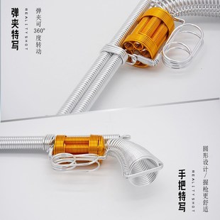 轮智玩具枪彩色铝线手工DIY仿真左益枪模型O儿童玩具热品景点礼卖