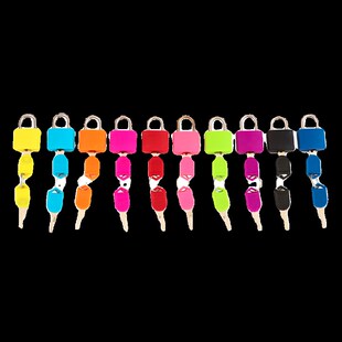 蒙氏彩色小锁蒙j台梭利教具学习开锁游戏儿童玩教钥匙感官日常早