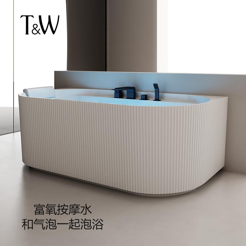 特拉尔维亚克OKZ式力能按摩浴缸家用独立加热冲浪汽泡智恒温水疗
