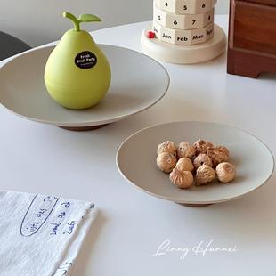 陶瓷木托盘首饰收纳盘桌钥道面实装 饰摆件拍照具玄关匙香水EGG薰