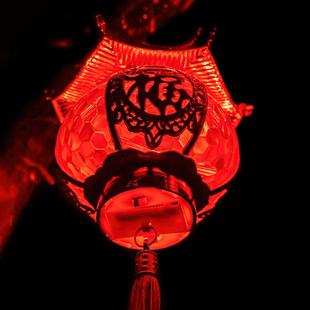 新年手提小5灯笼水晶光发新过年20款 2春节阳台挂饰JIL儿童电池