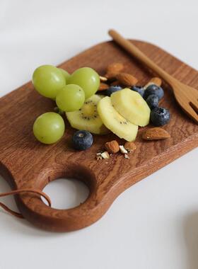 家用乌木小板菜板实木宝宝檀辅切面包水果板双面案YZY板两用食切