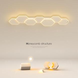 创意长过WZ6006 吸顶灯简约现代led客厅新卧条室阳2台 2道灯205款