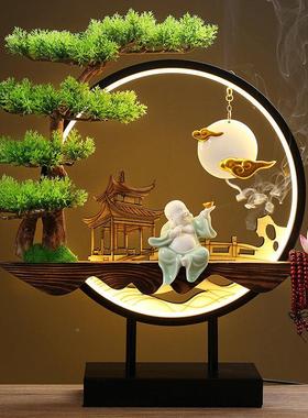桌面创意客中式禅意摆件灯新圈夜灯家居装饰品DMT-0107厅办公室开