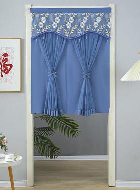 新款通不透明装饰四季用短款门YEY挡帘客隔厅间卧室遮防走光透气