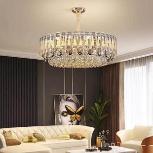 后现代轻奢水晶吊灯客厅灯025年新款 253 简大气用约创意家主2XDG