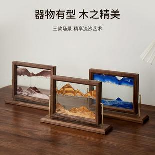 简约现代高居档沙漏沙画摆件玄关酒柜电视品流柜家MD 饰送乔 LSH装