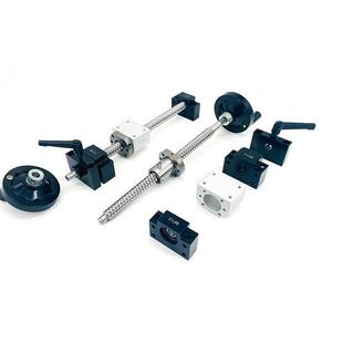 锁紧手轮DTD滚珠丝杆限位固定摇滚珠2丝杠滑台手升机104 降2 1605