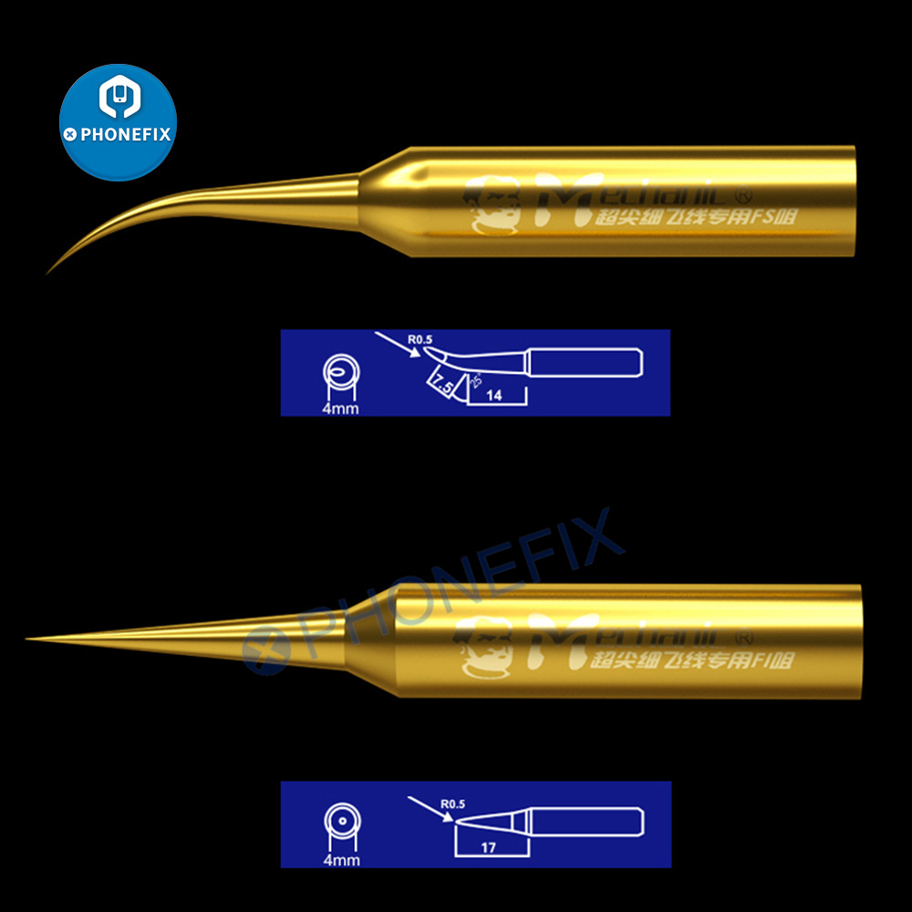 维修佬900M纯铜飞线烙铁头焊台手机维修工具专用纯铜焊锡丝烙铁头