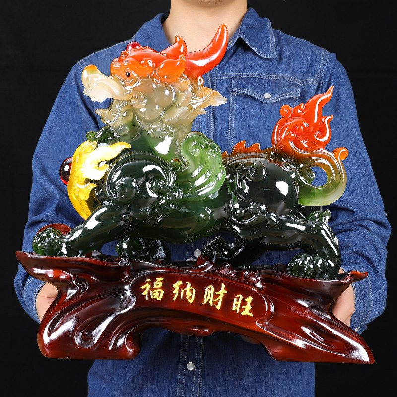 貔貅摆件招财聚财客厅家居装饰办公室工E艺礼品摆饰酒柜开业礼品