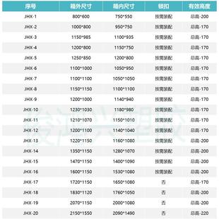 大号物料折叠围板 UWH周 塑折叠吸天地盖包装 箱塑料中空板箱物流
