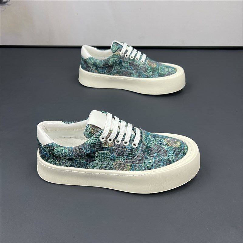 厚底帆布鞋2024m夏季新款低帮透气增高板鞋潮流百搭运动休闲男鞋,流行男鞋,休闲板鞋,淘宝优惠券,粉丝福利购,淘宝优惠卷