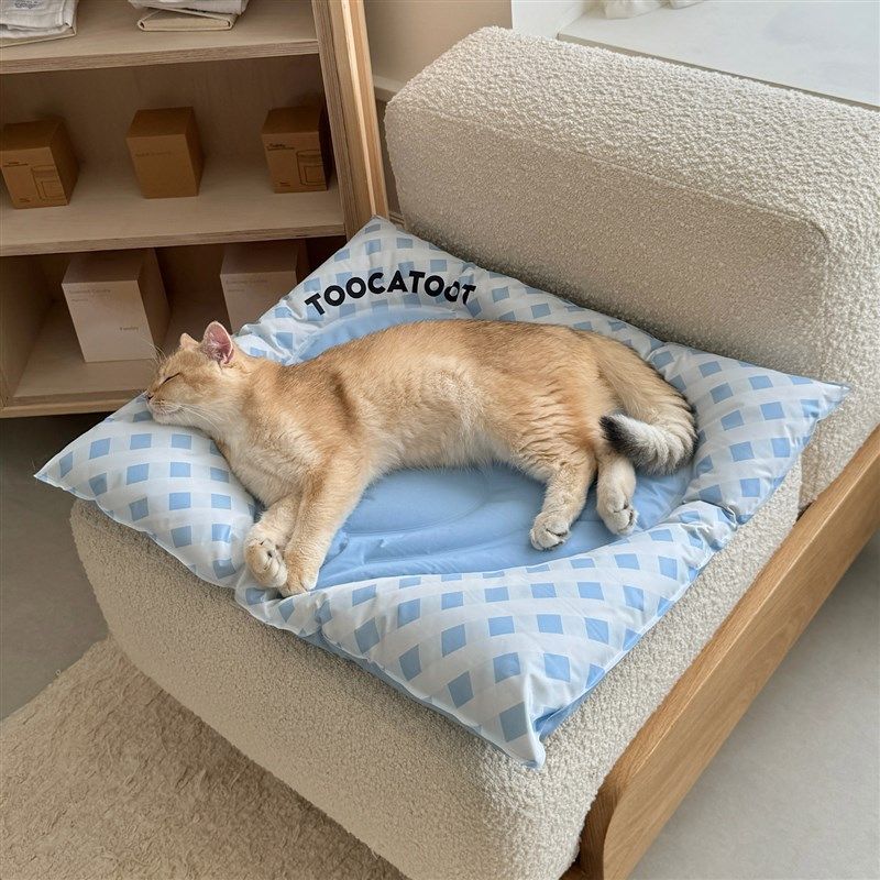 宠物冰垫夏季猫咪凉r席狗狗睡垫夏天降温用品睡觉凉垫子