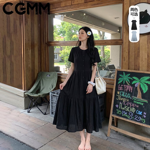 CGMM/橱柜密码高知大方得体气质连衣裙女高级感通勤裙子DSOMB2661
