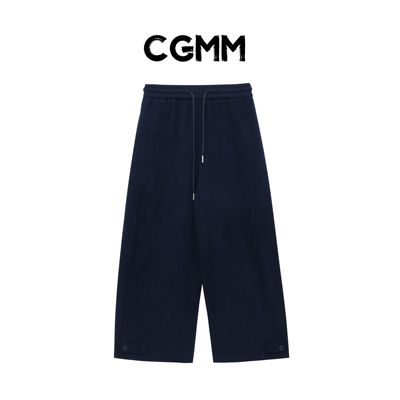 CGMM/橱柜密码早春时髦通勤百搭阔腿灯芯绒休闲裤DSOMB183