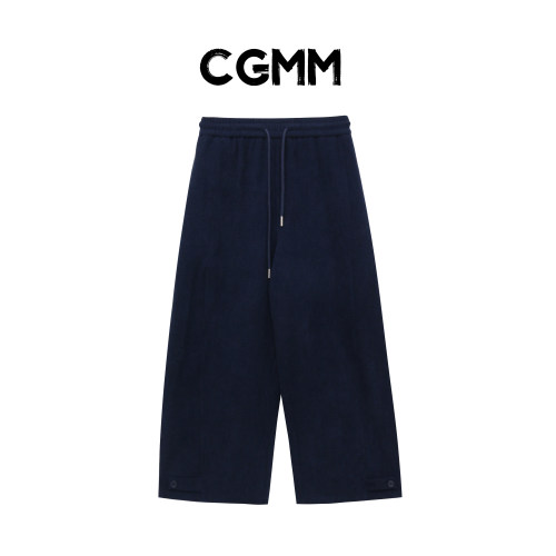 CGMM/橱柜密码早春时髦通勤百搭阔腿灯芯绒休闲裤DSOMB183
