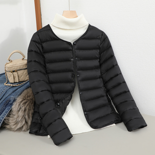 轻薄羽绒棉服贴身内穿小棉袄妈妈外套 冬季 内胆棉衣女短款 2025新款