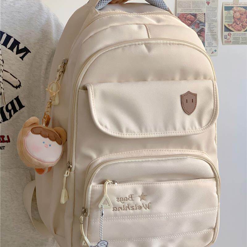 新品少女学院风大容量书包