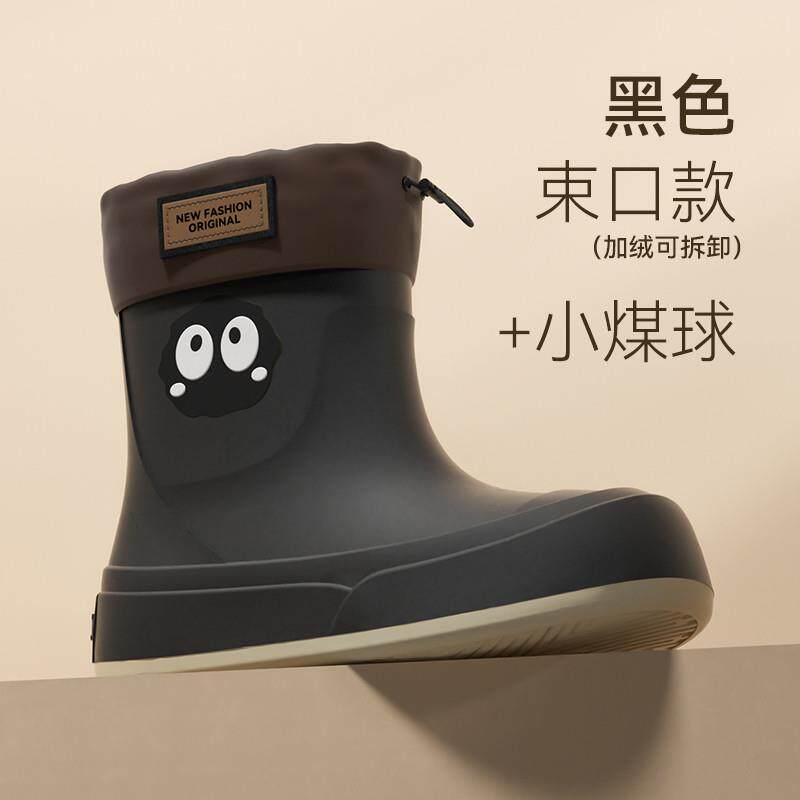 新品新款时尚耐磨雨鞋女士成人厚底雨靴防水防滑水鞋轻便可爱外穿