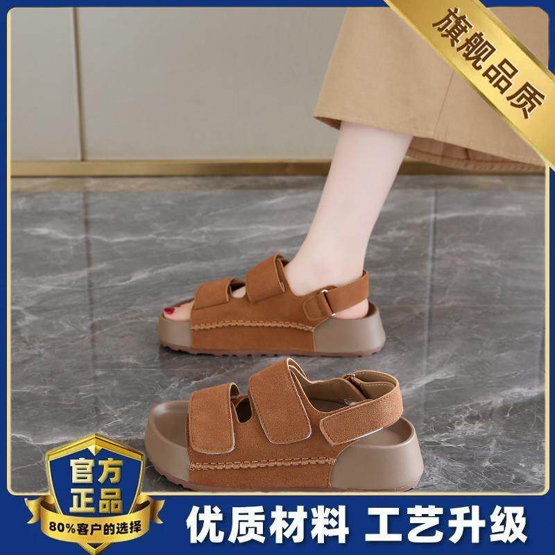 新品软木勃肯凉鞋女款夏季
