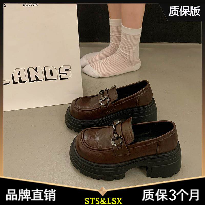 新品厚底小皮鞋女英伦风2026新款春季鞋子复古jk玛丽珍单鞋爆款乐