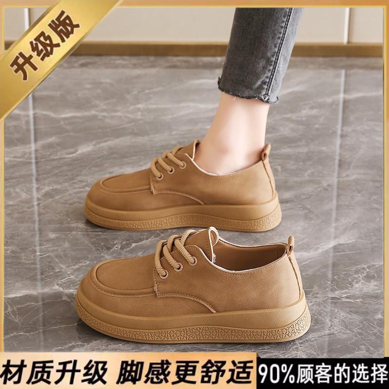 新品复古勃肯鞋女春秋厚底